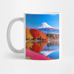 Mountain morning fog Mug